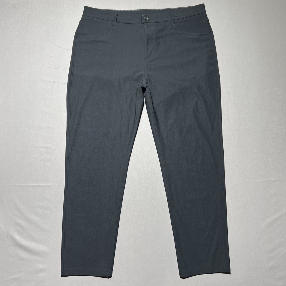Vuori Pants Mens 36 Black Performance Stretch Polyester Slim Fit Activewear‎ Gym